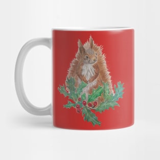 Christmas squirrel Mug